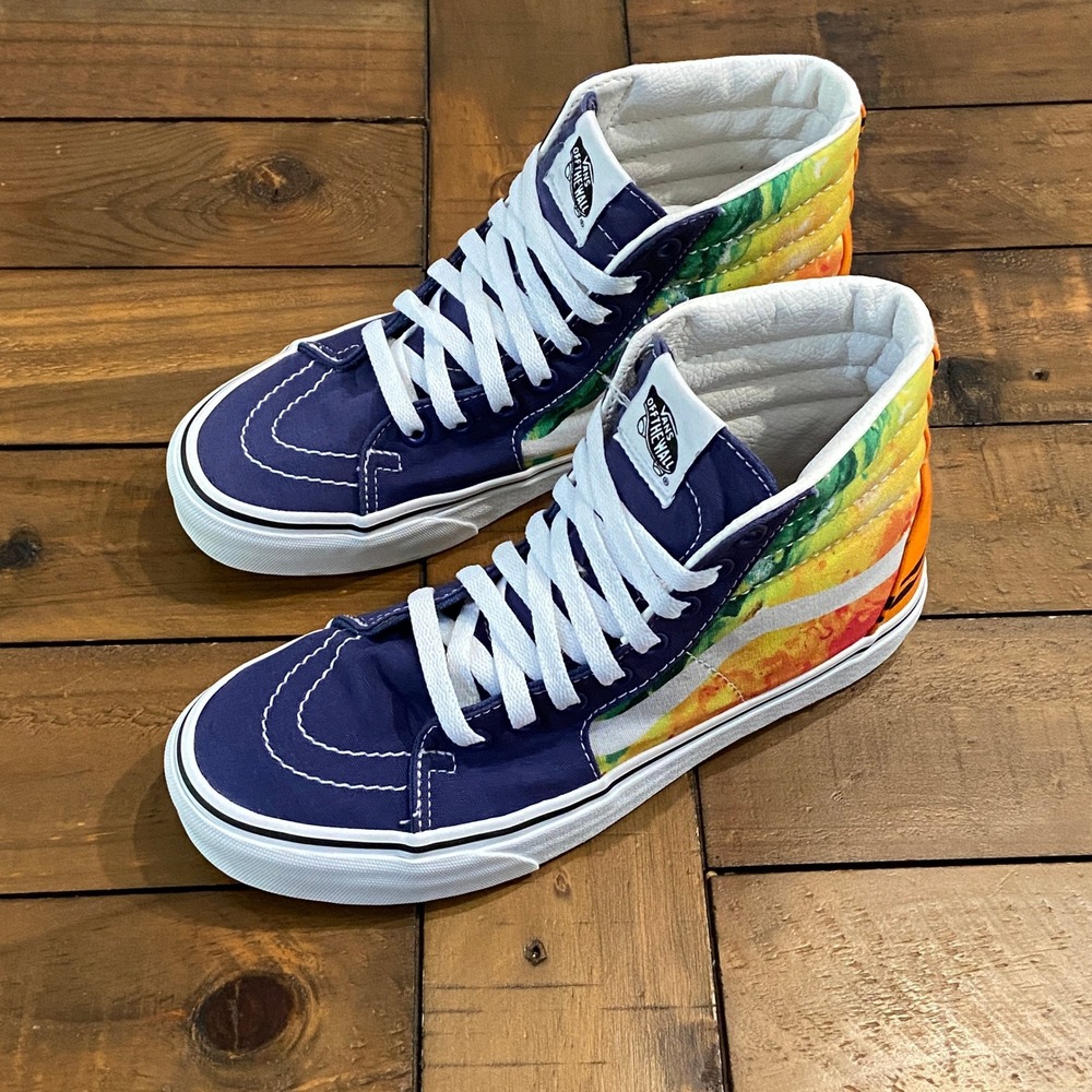 Vans x Crayola Sk8-Hi Mashup Melt Sneakers VN0A5JMJARS Women 8 Men 6.5